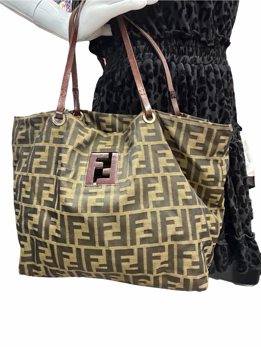 Fendi Zucca Tote Bag - Picture 2 of 15